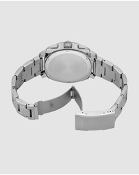 Fossil - Machine Silver Tone Chronograph Watch