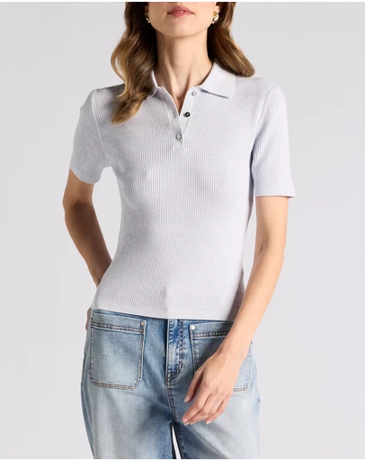 David Lawrence - Lailie Cotton Knit Polo