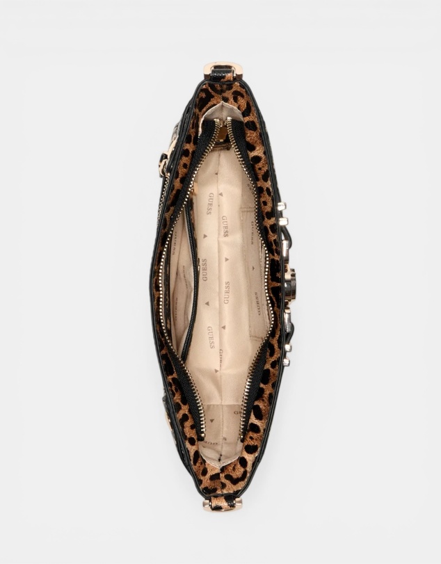 GUESS - Leopard Print Cirene Shoulder Bag