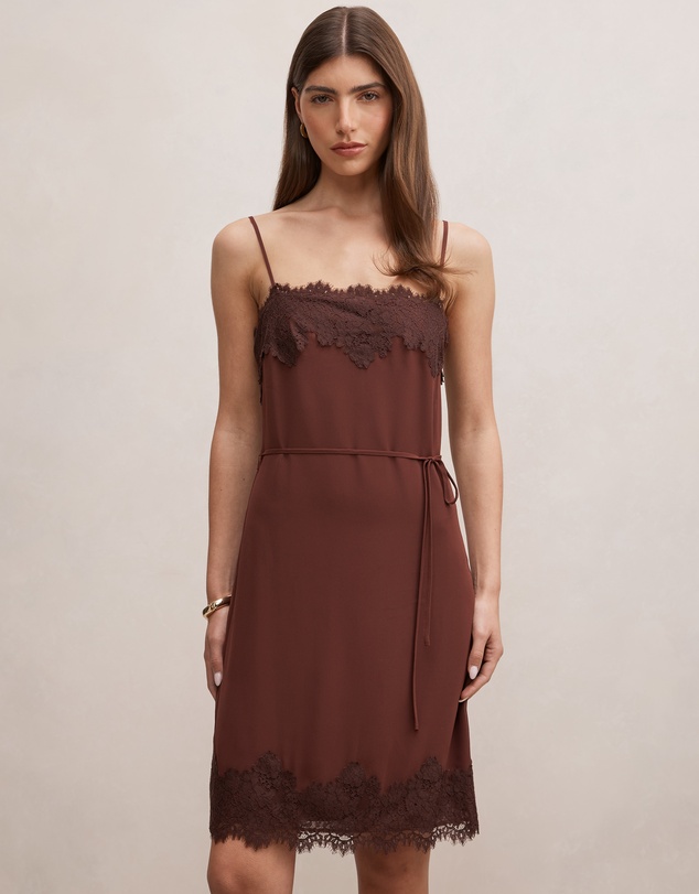Forever New - Wisteria Lace Detail Midi Dress