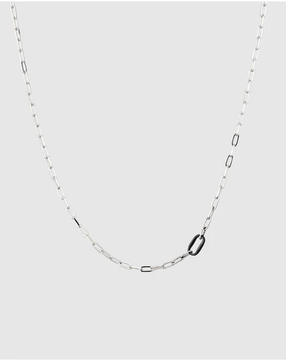 Kuzzoi - ICONIC EXCLUSIVE - Necklace Male Basic Long Link Chain 925 Sterling Silver
