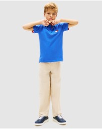 Tommy Hilfiger - Boys Regular Fit Wavy Flag Polo Shirt - Kids