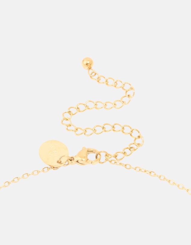 Lovisa - Waterproof Gold Plated Stainless Steel Large Bubble Letter R Necklace
