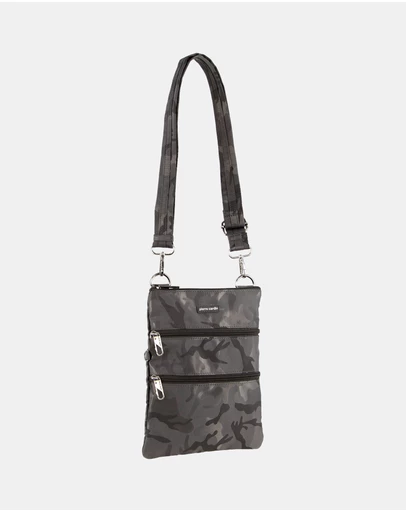 Pierre Cardin - Pierre Cardin Nylon Anti-Theft Cross Body Bag