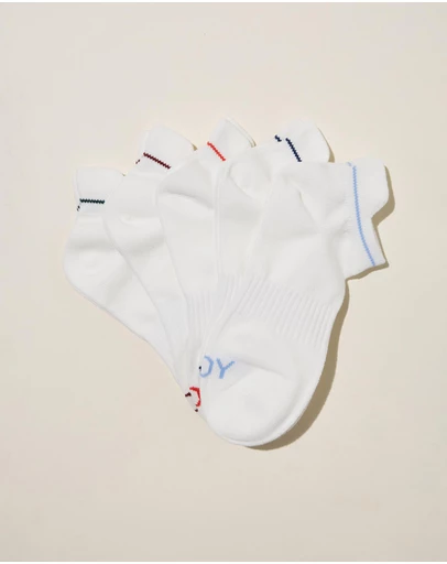 Cotton On Body - 5-Pack Body Ankle Sport Socks