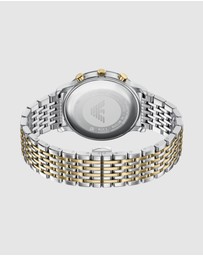 Emporio Armani - Two Tone Chronograph Watch