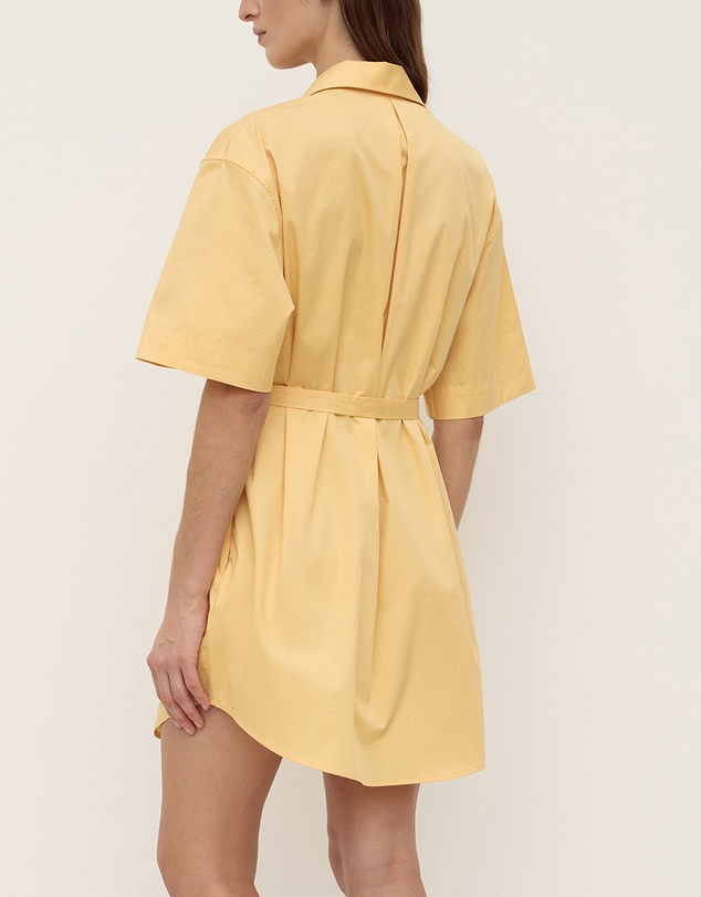 Assembly Label - Kaylee Poplin Short Sleeve Shirt Dress