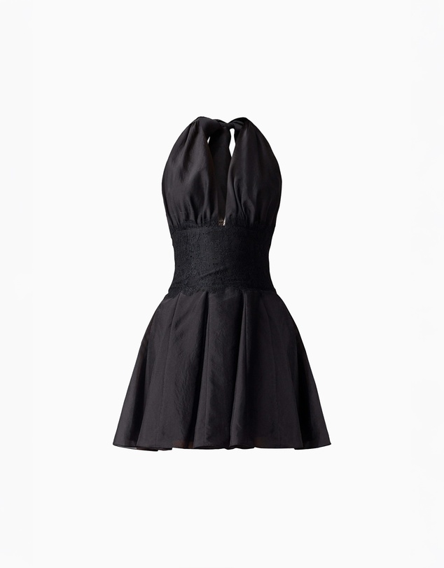 Elliatt - Lucinda Halter Mini Dress In Black