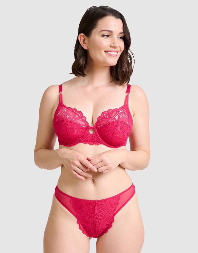 Sans Complexe - Attirance Low Rise Mesh & Lace Thong