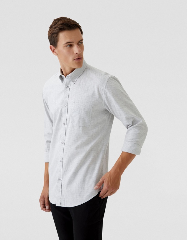 Oxford - Uxbridge Micro Houndtooth Shirt