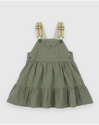 Goldie + Ace - Carpenter Utility Pinafore Dress - Babies-Kids