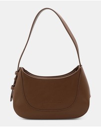 Morgan & Taylor - Aurora Shoulder Handbag in Chocolate Brown