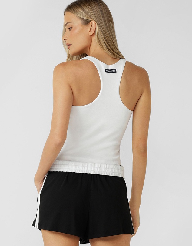 Lorna Jane - Havana Henley Rib Tank