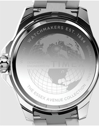 TIMEX - Essex Day & Date 46mm Stainless Steel Bracelet Watch