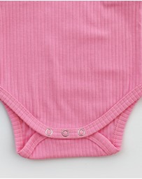 WITH LOVE FOR KIDS - Shimmy Wide Rib Tank Onesie - Babies