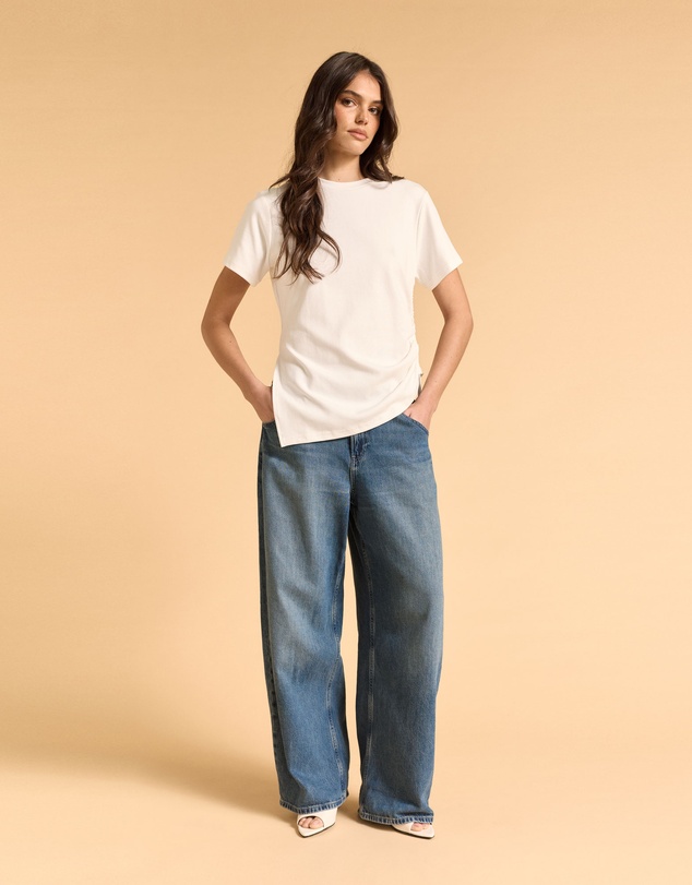 MVN - Rouched Side Tee