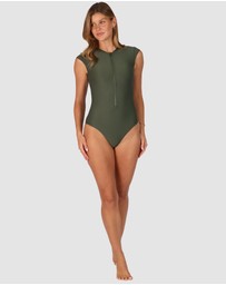 Baku Swimwear - Rococco Zip Front Surfsuit Swimwear