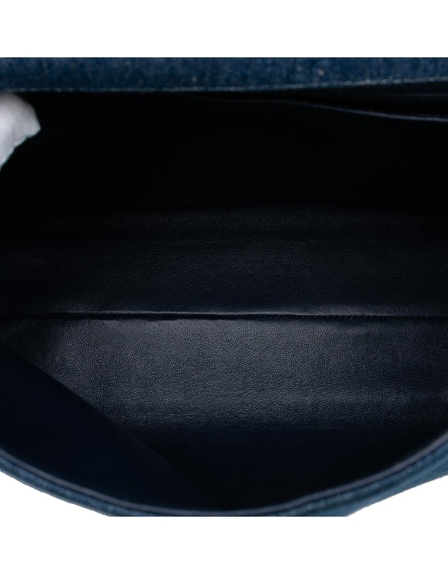 Pre-Loved by Azura Reborn - Pre-Loved CC Denim Kelly Top Handle Bag