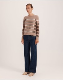 SABA - Nora Wool Cashmere Stripe Knit