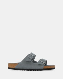 Birkenstock - Arizona SFB Tonal Footbed Suede Leather Narrow - Unisex