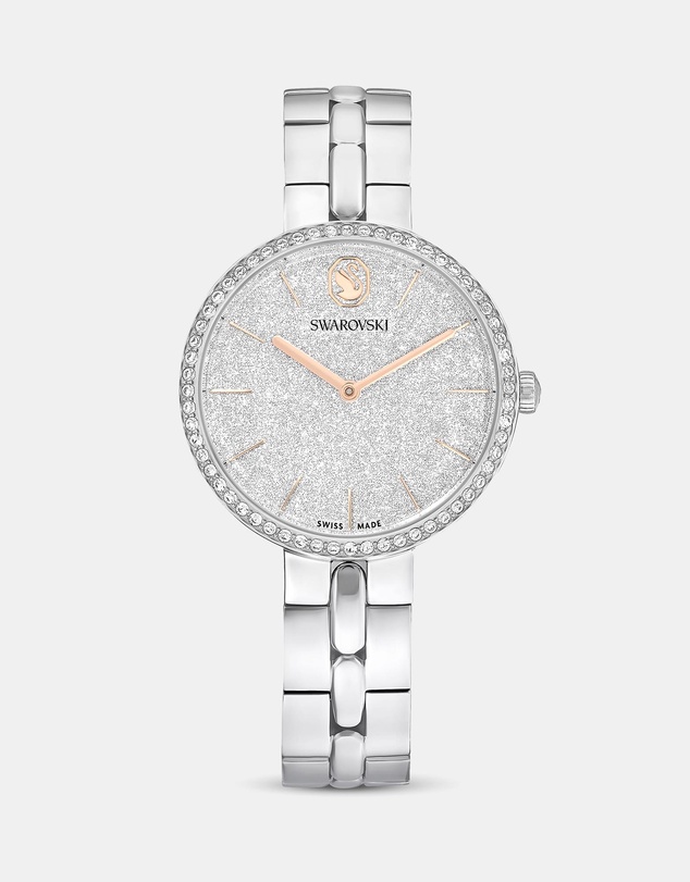 Swarovski - Cosmopolitan Watch, Swiss Made, Metal Bracelet, Silver Tone, Stainless Steel