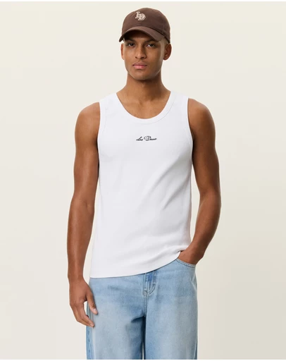 Les Deux - Arthur Logo Rib Tank Top