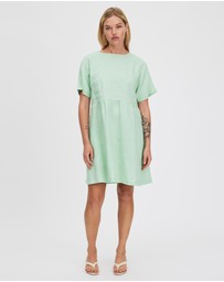 White By FTL - Zavi Linen Dress