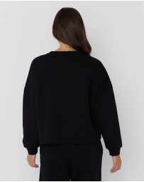 ALEXANDRA - Emby Long Sleeve Top Black