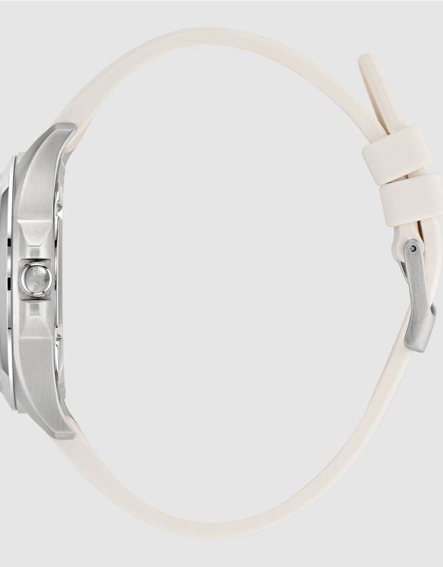 adidas Originals - Originals Iconic One 40mm Steel White Silicone Watch