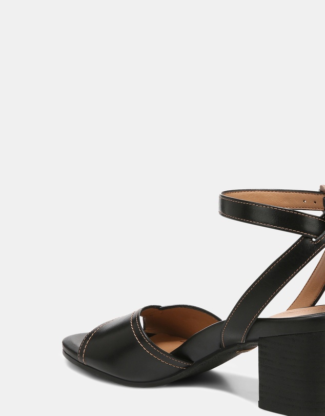Vionic - Isadora Heeled Sandal - Black Leather