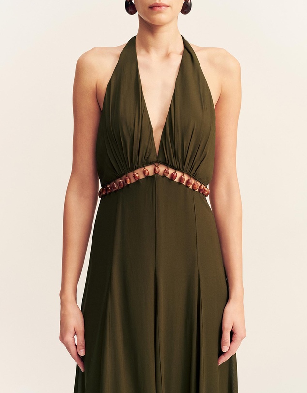 Shona Joy - Juno Plunged Cut Out Maxi Dress