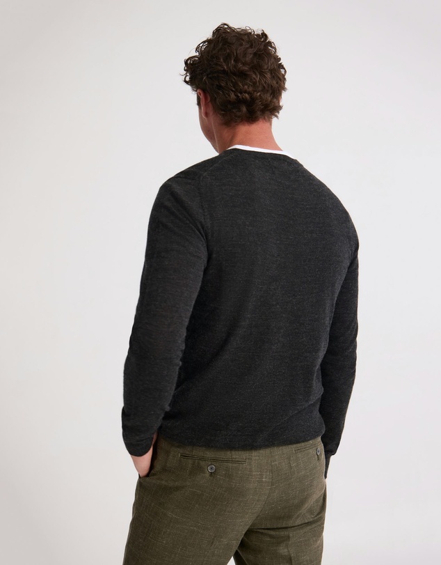 Oxford - Basic V-Neck Pure Wool Pullover