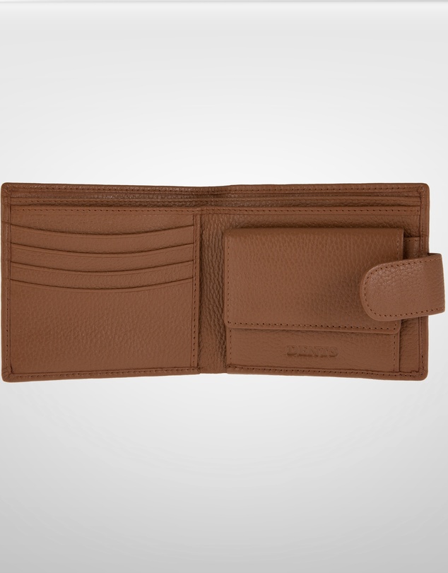 DENTS - Beauley RFID Pebble Grain Leather Bifold Press Stud Wallet