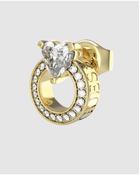GUESS - Gold-Tone M'ama Non M'ama Stud Earrings