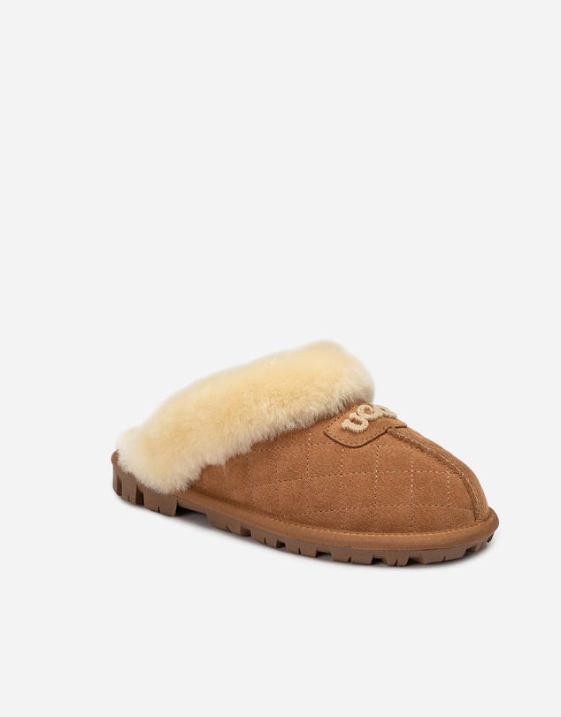 Ozwear Connection Uggs - Ugg Coquette Matelasse Emb Logo Slipper( Detachable Feature)