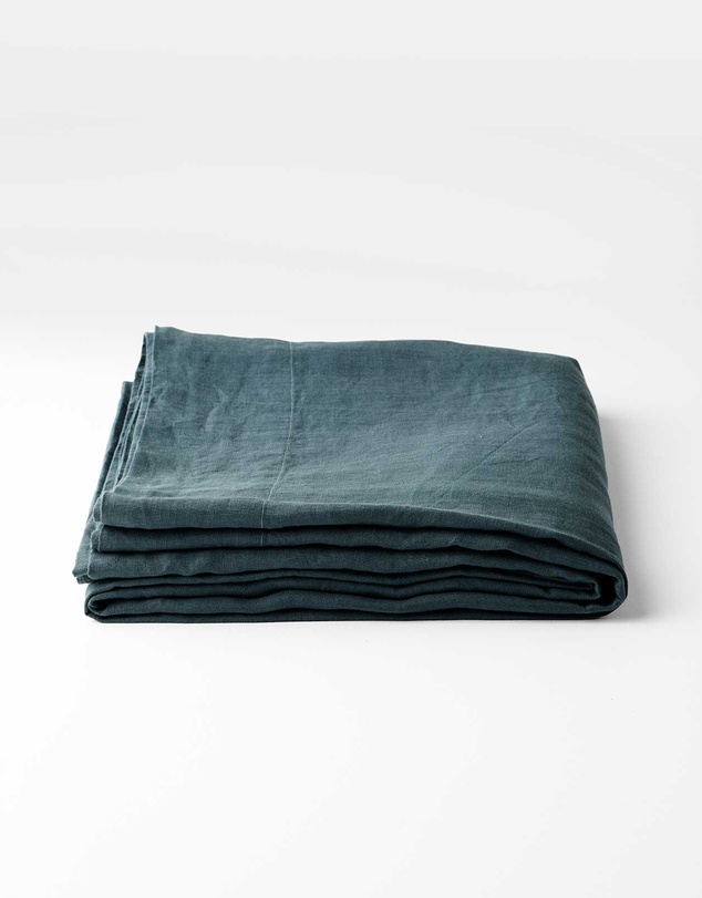 Aura Home - Emile Linen Flat Sheet