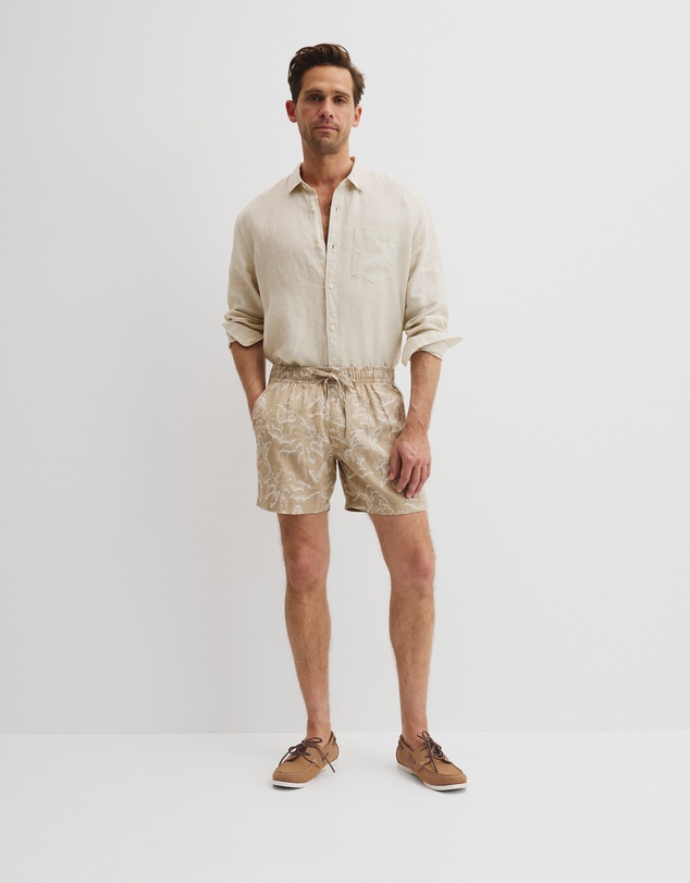 Country Road - Organically Grown Linen Print 6