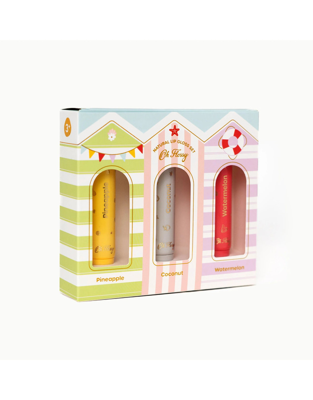 Oh Flossy - Beach Club Natural Lip Gloss Set