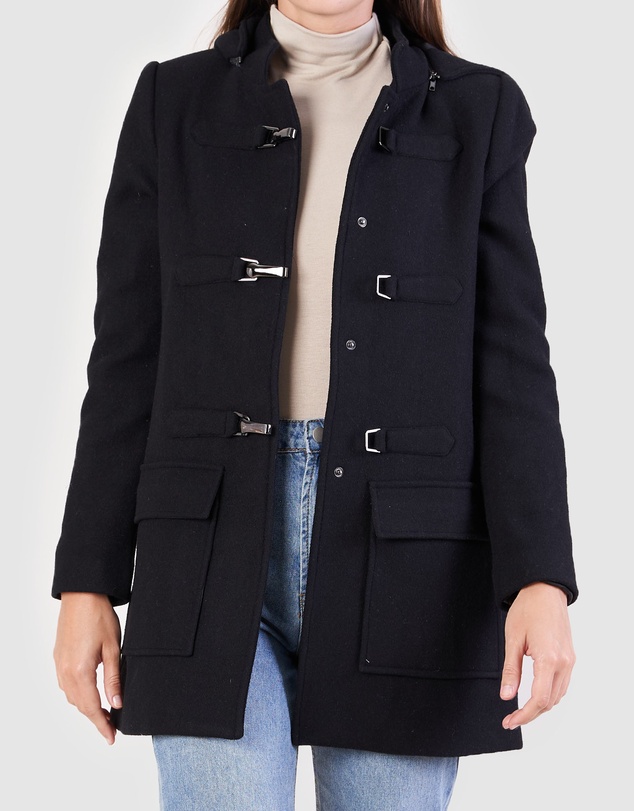 Amelius - Blaze Wool Hooded Jacket Coat