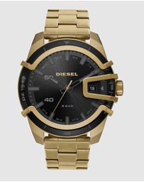Diesel - Caged Gold-Tone Analogue Watch DZ1949
