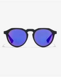 Hawkers Co - HAWKERS Black Blue Warwick Raw Sunglasses for Men and Women UV400