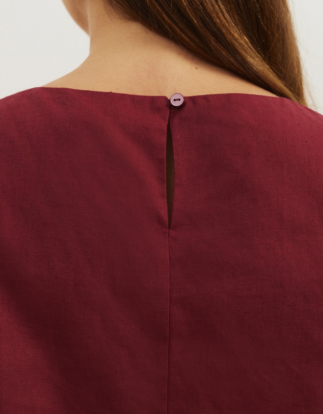 Atmos&Here - Bloom Side Tie Boxy Top