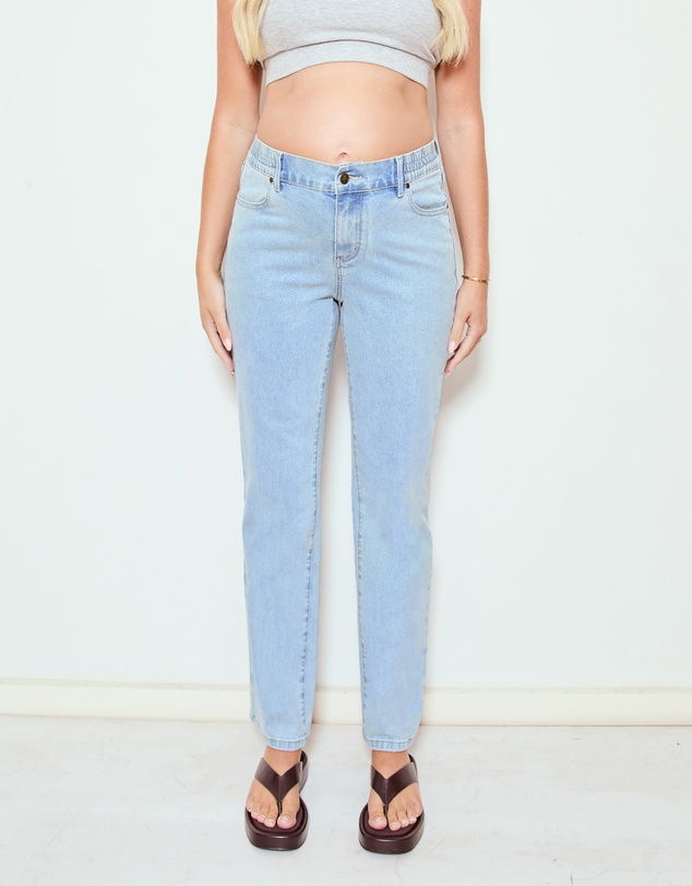Soon Maternity - High Rise Straight Leg Jeans