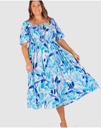 Love Your Wardrobe - Kaia Shirred Bodice Dress