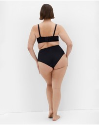 City Chic - Plus size Wireless Maternity Bra - black