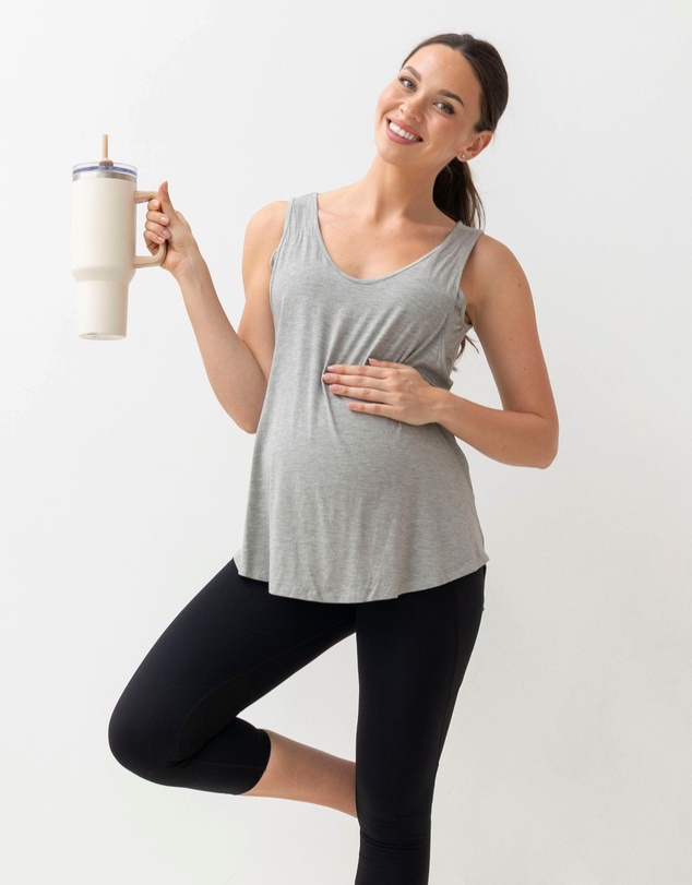 Angel Maternity - Maternity & Nursing Swing Tank Top