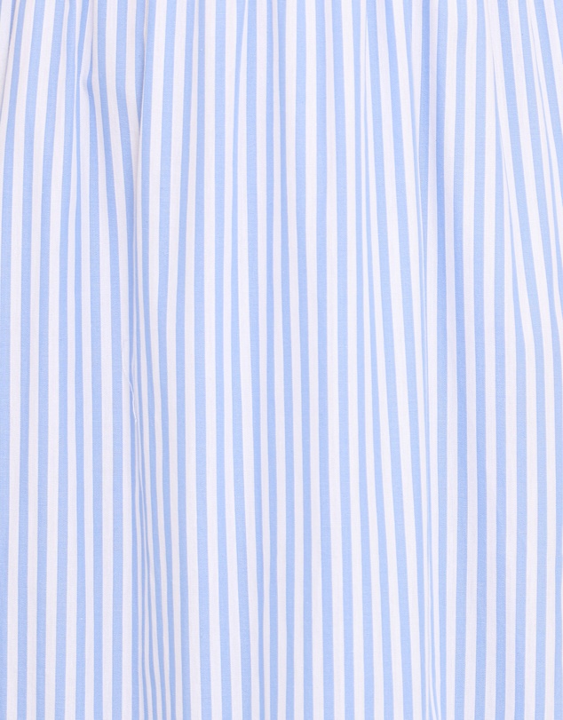 Petal & Pup - Steele Puff Sleeve Midi Dress - Blue Stripe
