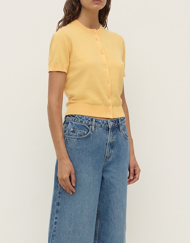 Assembly Label - Semra Cotton Cashmere SS Cardigan