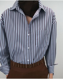 M.N.G - Striped Cotton Shirt