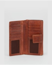 Evity - RFID Maya Leather Large Clutch